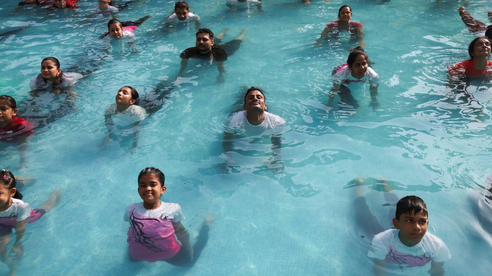Ahmedabad embraces Aqua Yoga as International Yoga Day celebrations go beyond the mat