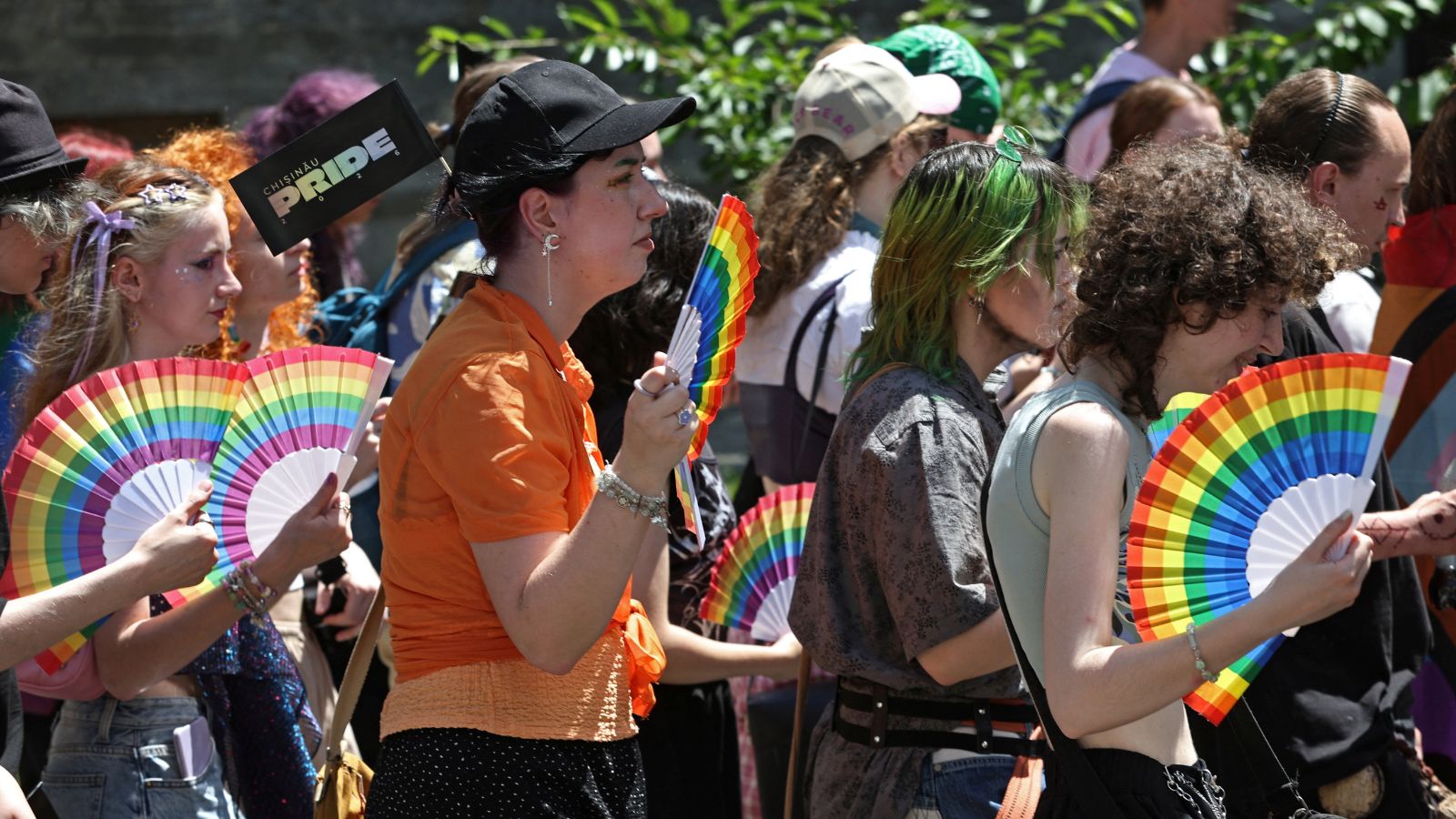 LGBTQ+ Pride march held in Moldova's capital amid calls for equality and inclusion