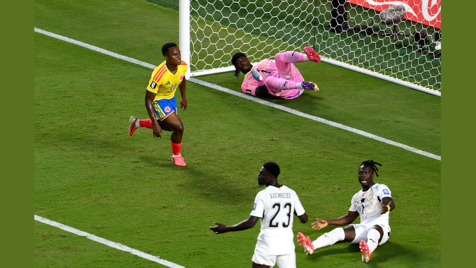Colombia beat Ghana to book World Cup last-16 clash with Switzerland