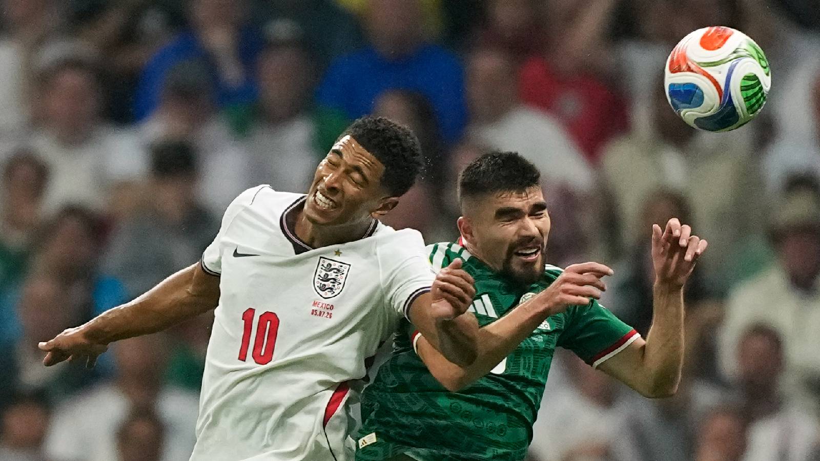 England hands Mexico its first World Cup loss at Estadio Azteca, winning 3-2 to reach quarterfinals
