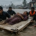 Maharashtra rains: Pregnant woman taken to hospital using broken door as stretcher in Palghar
