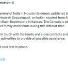 Indian tech professional dies in Kansas flash floods