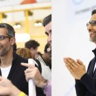 Pro-Palestinian protesters walk out as Sundar Pichai speaks at Stanford