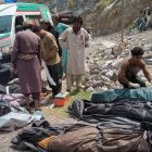 Bus plunges into ravine in northwest Pakistan, killing at least 40