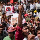 Youth turns out in large numbers for CJP protest at Jantar Mantar