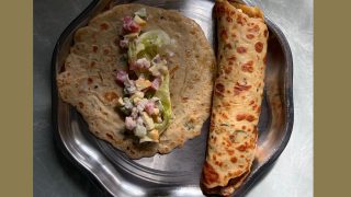 No-maida, no-bake healthy vegetable roll