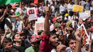 Youth turns out in large numbers for CJP protest at Jantar Mantar