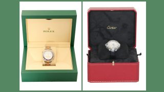 Cartier luxury watch to jewellery box, set of gift items from MEA's Toshakhana on e-auction