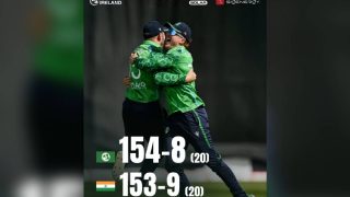 Ireland beat India by 1-run to claim T20I series