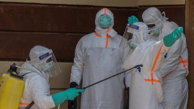 Congo Ebola health workers strike over delayed pay as death toll nears 600