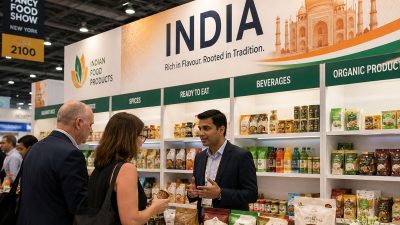 Indian food products showcased at food trade show in New York