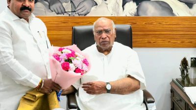 What's guaranteed: Jobs or unpaid bills? Kharge asks