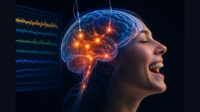 Study finds different brain circuits control spontaneous and voluntary laughter