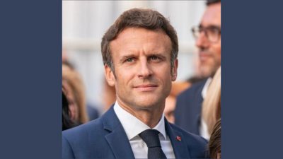 Explosions rock Damascus, wounding 4, as French President Macron visits Syria